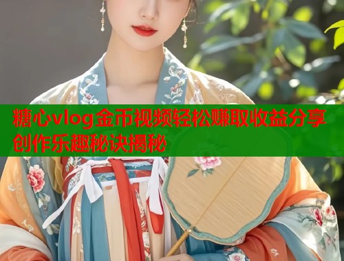 糖心vlog金币视频轻松赚取收益分享创作乐趣秘诀揭秘 第2张 糖心vlog金币视频轻松赚取收益分享创作乐趣秘诀揭秘 第2张