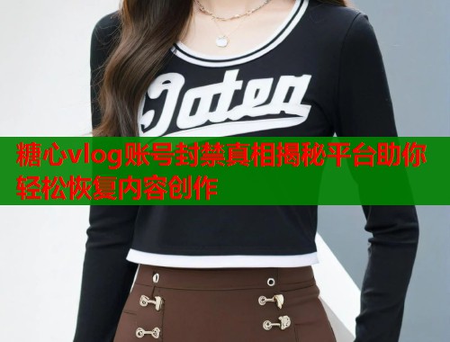 糖心vlog账号封禁真相揭秘平台助你轻松恢复内容创作