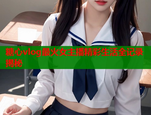 糖心vlog最火女主播精彩生活全记录揭秘