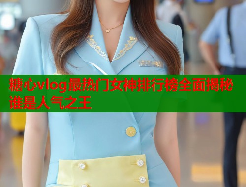 糖心vlog最热门女神排行榜全面揭秘谁是人气之王  第2张